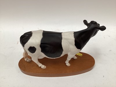 Lot 1166 - Beswick Connoisseur Model- Friesian Cow with box