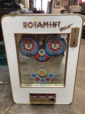 Lot 2574 - Rotamint Duett vintage slot machine