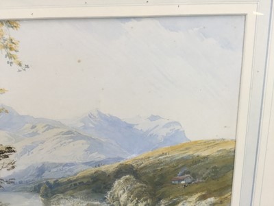 Lot 109 - Thomas Miles Richardson (1813-1890) watercolour - Ben Cruachan, Loch Awe, initialled, 23cm x 31cm, in glazed gilt frame 
Provenance: Thos. Agnew & Son, 23rd February 1977