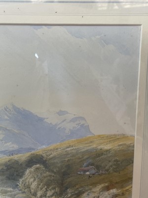 Lot 109 - Thomas Miles Richardson (1813-1890) watercolour - Ben Cruachan, Loch Awe, initialled, 23cm x 31cm, in glazed gilt frame 
Provenance: Thos. Agnew & Son, 23rd February 1977