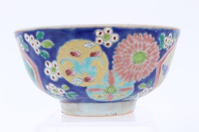 Lot 42 - Chinese erotic polychrome bowl