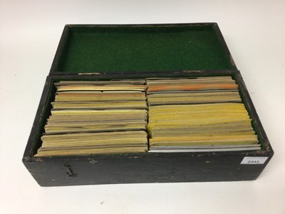 Lot 2443 - Box containing a large quantity of stereoscopic cards, including Underwood & Underwood