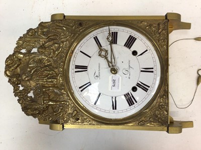 Lot 2575 - 19th century French hanging wall clock