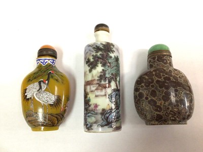 Lot 2512 - Three Chinese snuff bottles