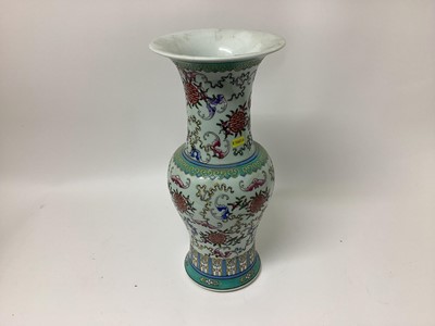 Lot 1213 - Chinese polychrome vase