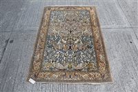 Lot 1536 - Persian tree of life-style rug finely worked...