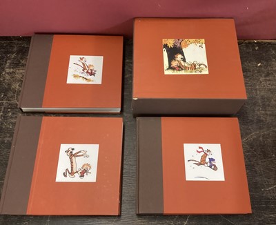 Lot 1772 - The complete Calvin and Hobbes hardback books 1-3 and 12 more Calvin and Hobbes paperback books