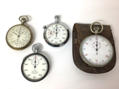 Lot 151 - Omega Prestons Timer Division Bolton stopwatch and three others