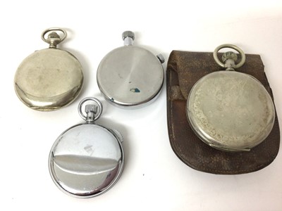 Lot 151 - Omega Prestons Timer Division Bolton stopwatch and three others