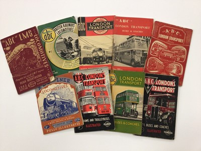 Lot 1419 - Railway - A box  of 1940s and 1950s Railway books, maps, and guides including booklets by Ian Allan, British Railways magazine 1953 Coronation number, Trains illustrationed, folding map of GWR sy...