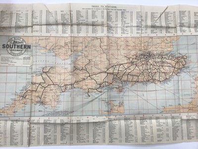 Lot 1419 - Railway - A box  of 1940s and 1950s Railway books, maps, and guides including booklets by Ian Allan, British Railways magazine 1953 Coronation number, Trains illustrationed, folding map of GWR sy...