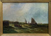 Lot 1068 - William Rogers (act. 1842 - 1883), oil on...