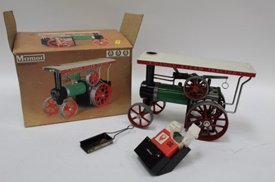 Lot 1805 - Mamod steam tractor in original box.