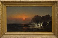 Lot 1071 - Charles Webster, 19th century oil on canvas -...