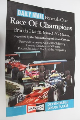 Lot 2007 - Original Formula One Race of Champions unframed poster, 75 x 50.5cm