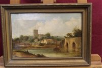 Lot 1073 - Alfred H. Vickers (act. 1853 - 1907), oil on...