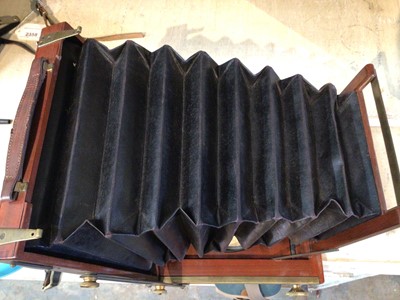 Lot 2356 - Thornton Pickard half plate camera with accessories