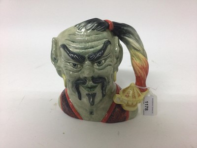 Lot 1178 - Royal Doulton character jug - The Genie D6892