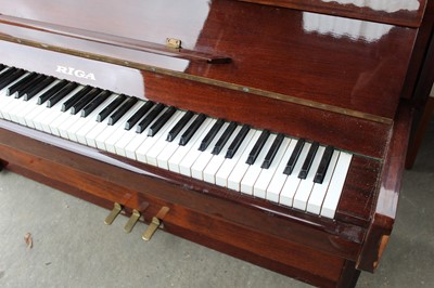 Lot 139 - Riga upright piano