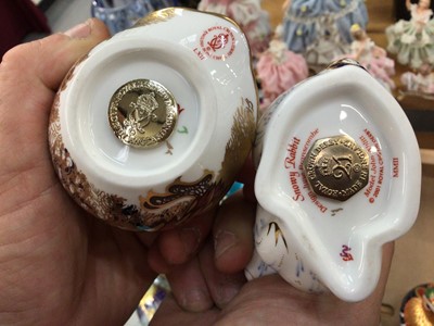 Lot 1319 - Seven Royal Crown Derby paperweights