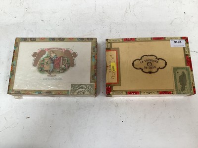 Lot 2616 - Sealed box of 25 Jamaican La Tropical De Luxe cigars together with a box of 25 Romeo Y Julieta Cuban cigars (2 boxes)