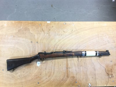 Lot 901 - Deactivated BSA Short Magazine Lee-Enfield (SMLE) .303 bolt-action rifle, dated 1939, frame stamped 'GR B.S.A.Co. 1939 Sht.L.E. III', Deactivated to current EU/UK specifications with certificate.