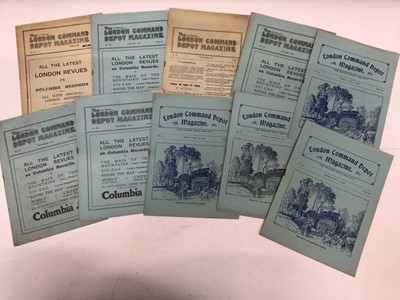 Lot 744 - Twenty original First World War copies of The London Command Depot Magazine (20)