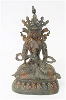 Lot 940 - 19th century / early 20th century Tibetan...