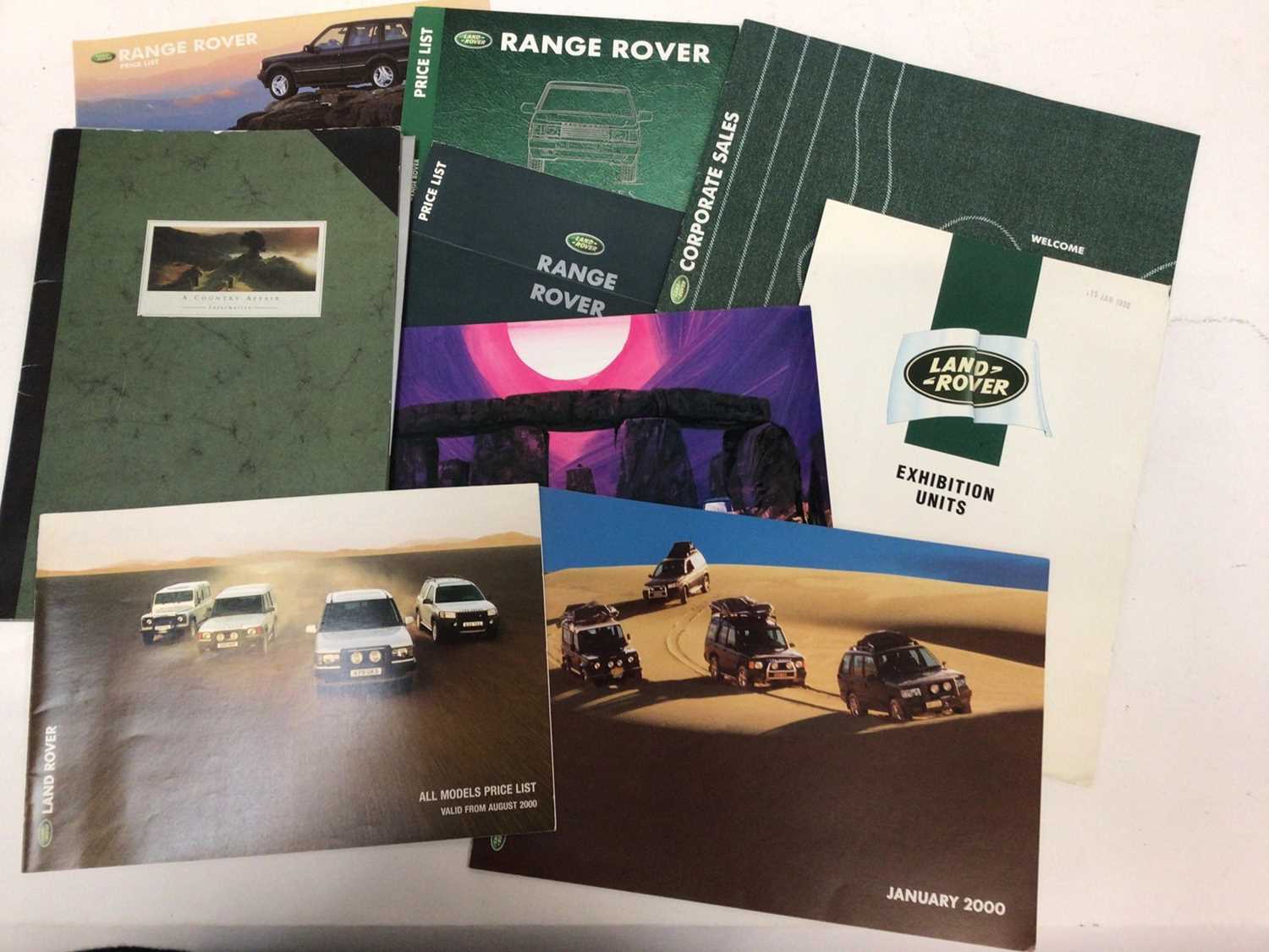 Lot 1986 - Collection of Range Rover Classic and P38