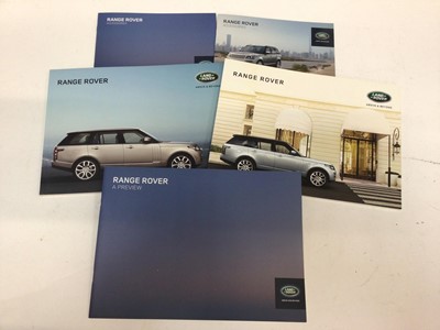 Lot 1984 - Group of Range Rover L405 sales and accessory brochures (8)