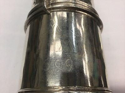 Lot 203 - Extremely rare William III silver lighthouse caster, by William Clare of Warminster
