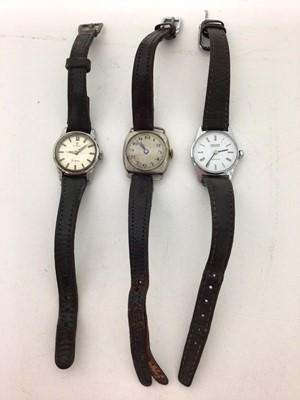 Lot 235 - 1950s ladies Omega watch and two others