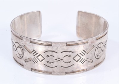 Lot 569 - Georg Jensen silver cuff bangle