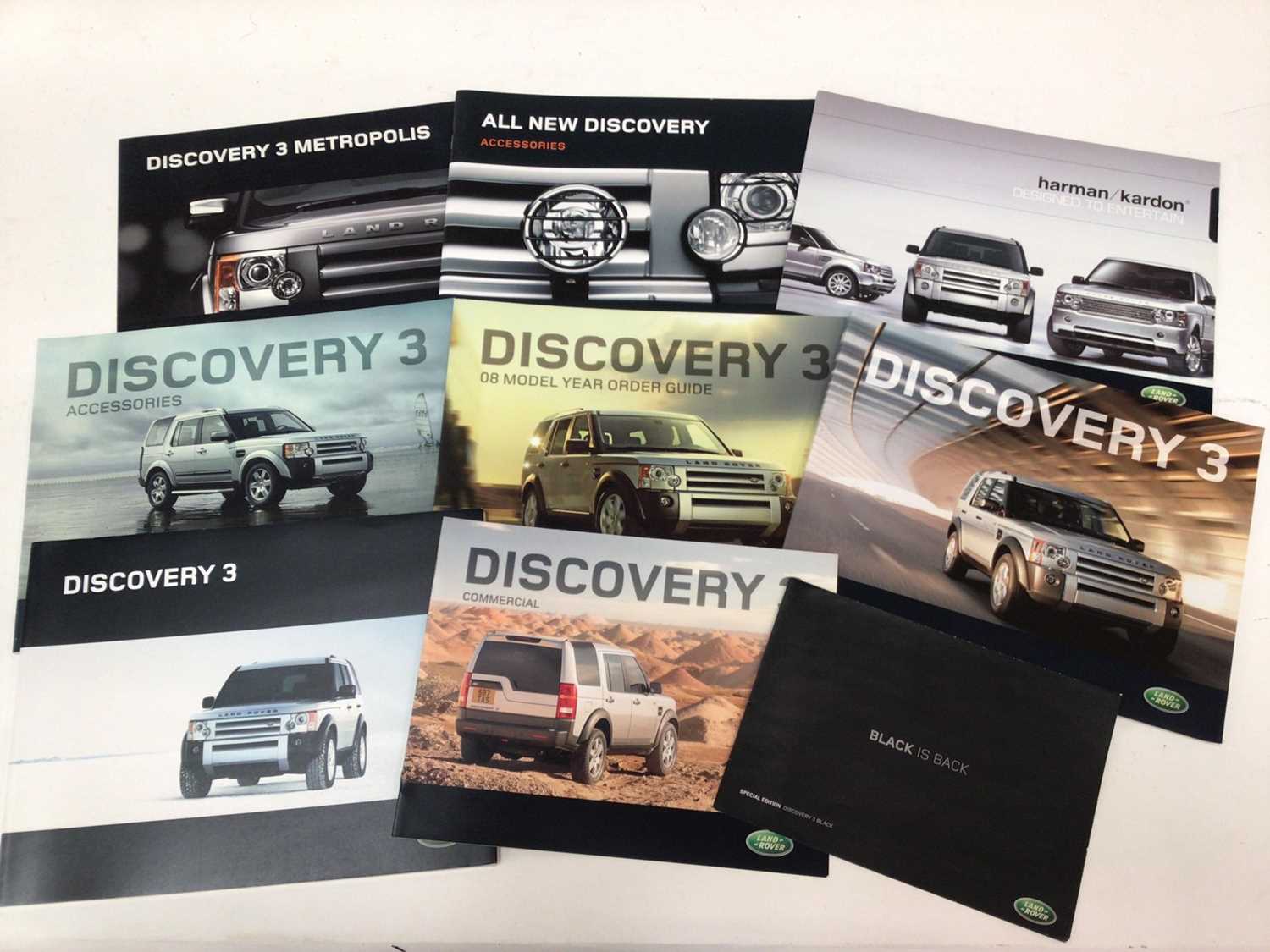 Lot 1981 - Collection of Land Rover Discovery 3 sales,