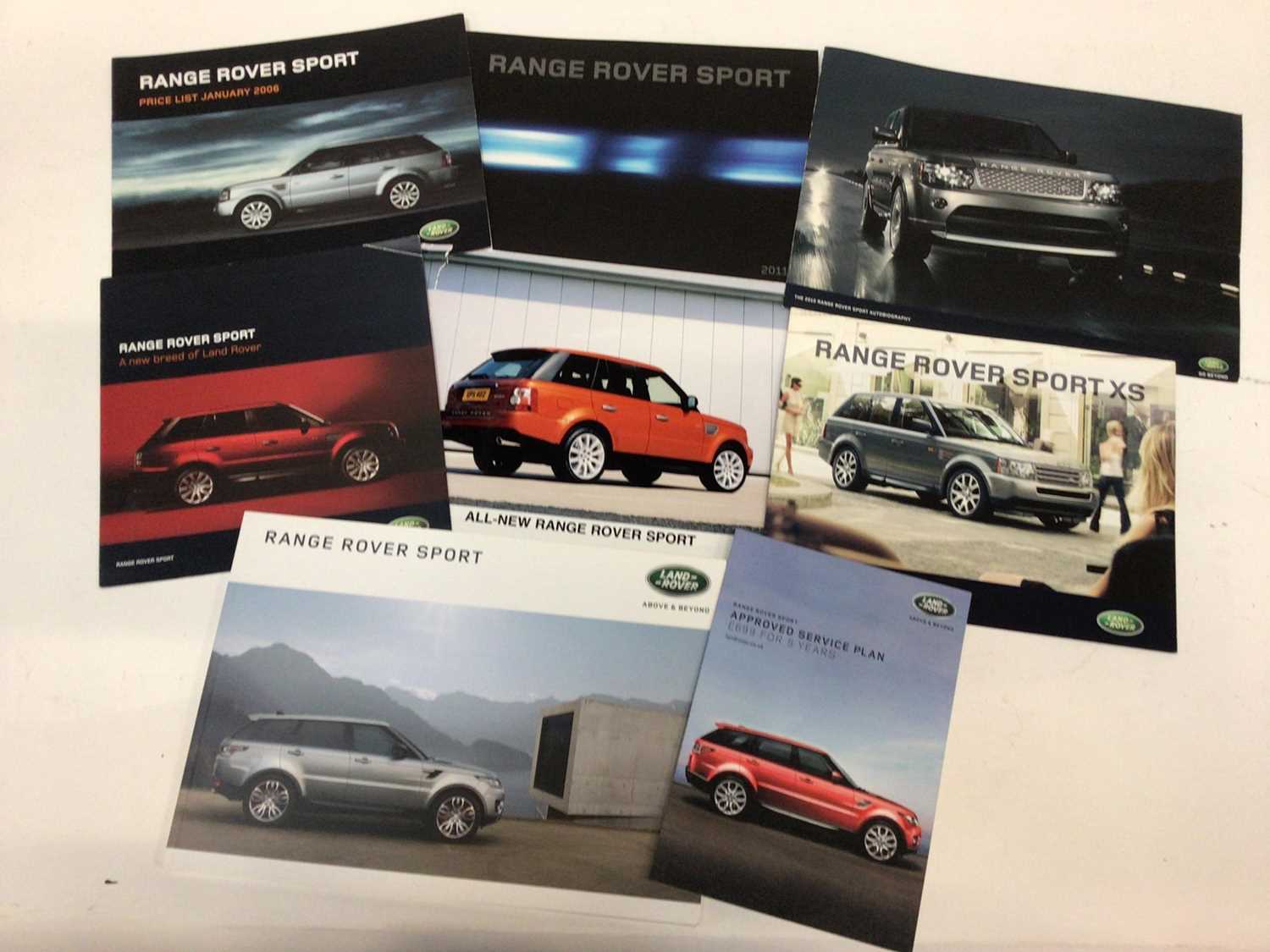 Lot 1979 - Collection of Range Rover Sport sales and
