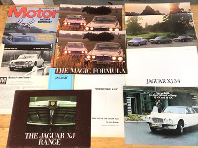 Lot 1968 - Collection of mainly 1970s Jaguar XJ6, XJC and XJ12 sales brochures (1 box)