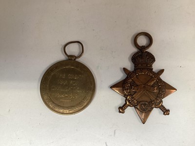 Lot 752 - First World War 1914 - 15 Star and Victory medals named to T3-029089 DVR. S. Chapman. A.S.C.