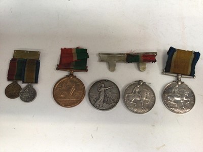 Lot 754 - Boer War Queen's South Africa medal named to 5379 PTE. W. Badger. S. Stafford. Reg.