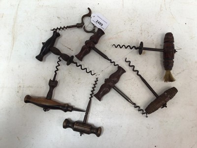 Lot 2489 - Group of corkscrews, including one from P&O Line cruises