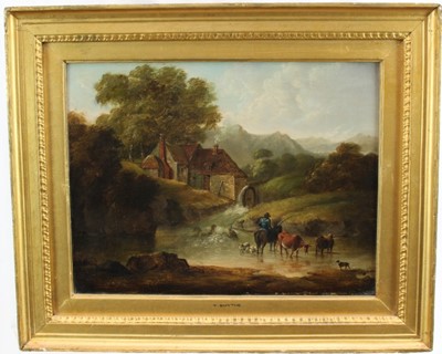 Lot 993 - Attributed to Thomas Smythe, drover in an extensive landscape