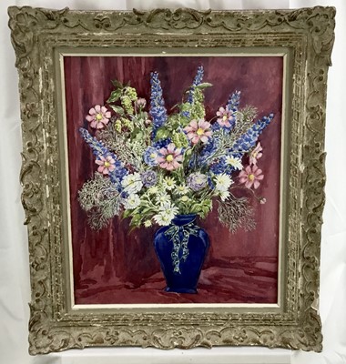 Lot 156 - Good quality frame with modern watercolour still life