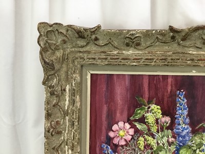 Lot 156 - Good quality frame with modern watercolour still life