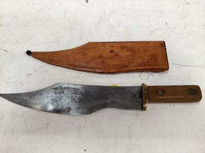 Lot 867 - Large Bowie knife