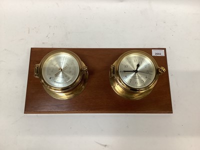 Lot 2602 - Garrard & Co barometer