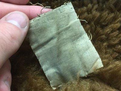 Lot 770 - Second World War RAF brown leather and sheepskin flying jacket, with brass zips and fitting, stamped with the Air Ministry mark- A.M. F. F. Ltd, original label to interior.