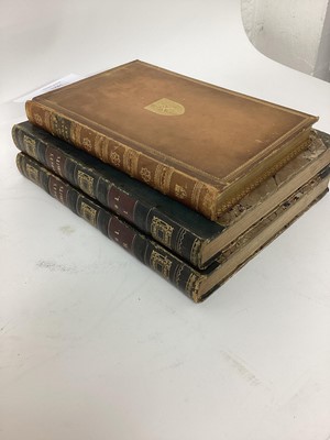 Lot 1781 - Eton College Press (Printer) - Poems by Thomas Gray, 1894, with dedication from the Eton Headmaster Edmund Warre, together with Edmund Lodge - Portraits of illustrious Personages, 1829, 2 Vols. (3)