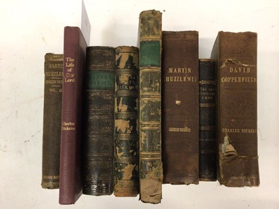 Lot 1785 - Charles Dickens - Martin Chuzzlewit, first edition, cloth binding, together with The Old Curiosity Shop, 1848, and other early Dickens editions including David Copperfield, Little Dorrit, Oliver Tw...