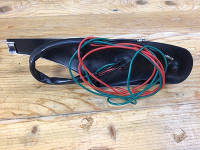 Lot 1933 - New old stock Triumph TR4 / TR4A / TR5 / 250 left hand (N/S) original Lucas front indicator and side light assembly, with clear side light glass, wired, with gasket.