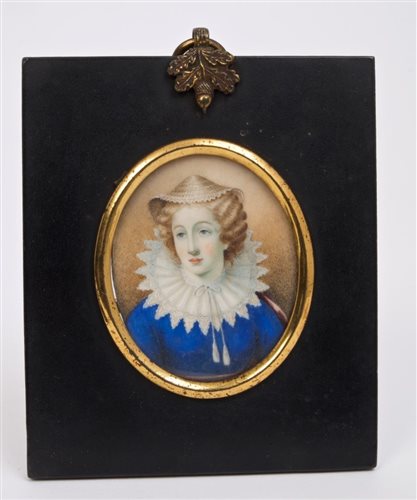 Lot 983 - English School (early 19th century) miniature...