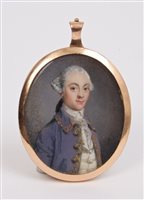 Lot 989 - Manner of John Smart (1740 - 1811), miniature...